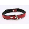 Collier en cuir rembourré SUPER pour chien