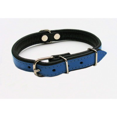 Collier en cuir rembourré SUPER pour chien