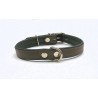 Collier en cuir rembourré SUPER pour chien