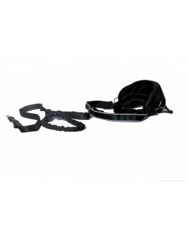 Kit canicross: ceinture pro et laisse anti choc