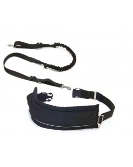 Kit d'Initiation Mains Libres:  - Ceinture+Laisse amortisseur: promenade, jogging