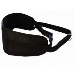 KIT LOISIR Mains Libres indispensable pour vous et votre chien:  - Ceinture+Laisse amortisseur Noir: promenade, jogging