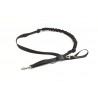 KIT LOISIR Mains Libres indispensable pour vous et votre chien:  - Ceinture+Laisse amortisseur Noir: promenade, jogging