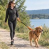 Laisse rétractable amortisseur avec 2 poignées rembourrée 2-2.5m